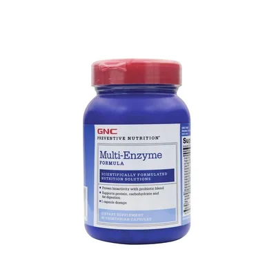 GNC Preventive Nutrition Multi-enzyme, Formula Enzime Digestive | 90 Cps
