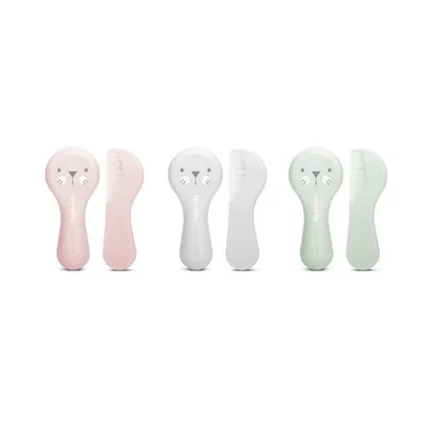 SET PERIE SI PIEPTAN ROZ HYGEE BABY +0LUNI BPA FREE 3162383