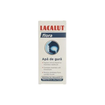 LACALUT FLORA APA DE GURA ANTIPLACA 300ML