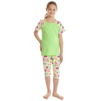 Pijama 3/4 fete AV2429 vernil/inimioare Love, Andana | marimea 34 (7/8 ani)