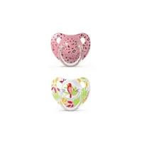 Set suzete anatomice din silicon 0-6 luni, Jungle, Suavinex | 2 bucati