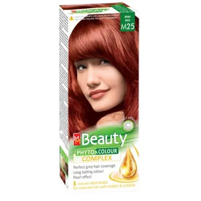 Vopsea de par M25 - Rosu irlandez, MM Beauty | 110 g