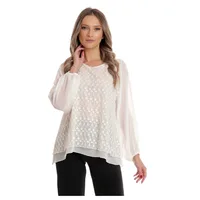 Bluza voal si dantela CI25015 ivoire, Cesy | marimea S