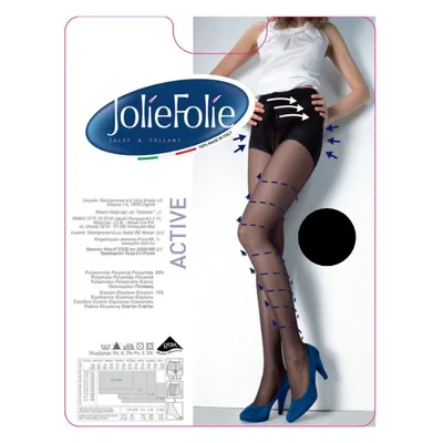 Ciorapi compresivi dama ACTIVE 40 DEN Negru 1/2, Calze BC