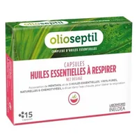 Uleiuri esentiale pentru inhalatii Olioseptil, Lab. Ineldea | 15 capsule