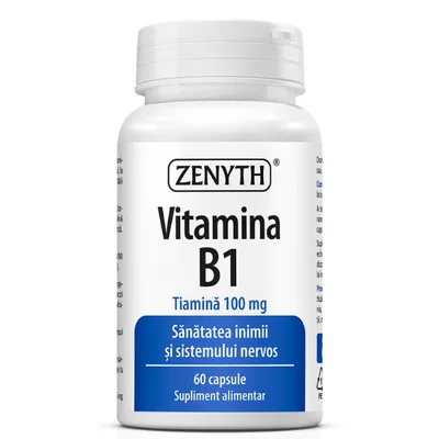 Vitamina B1 Tiamina 100 mg, Zenyth | 30 capsule