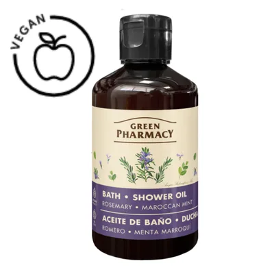 Ulei de baie si dus Rozmarin si Menta Marocana, Green Pharmacy | 250 ml