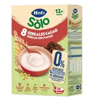 Pudra instant 8 cereale cu cacao 12+ luni, Hero | 340 g