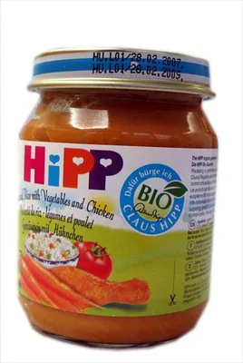 ECO HIPP PUI CU OREZ SI LEGUME 125G