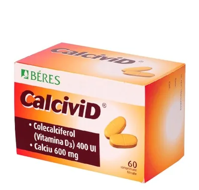 CalciviD, Beres Pharmaceuticals | 30 comprimate