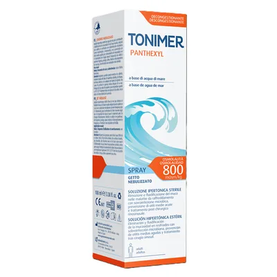 Spray nazal hipertonic, Panthexyl 800 MOSM/KG, Tonimer Lab | 100 ml