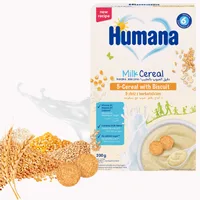 5 Cereale cu lapte si biscuiti 6+ luni, Humana | 200 g