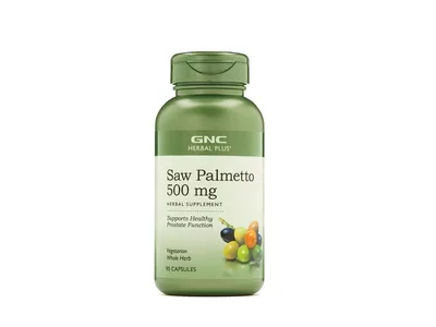 GNC Extract din Palmier Pitic 500 mg Herbal Plus Saw Palmetto, General Nutrition | 90 capsule
