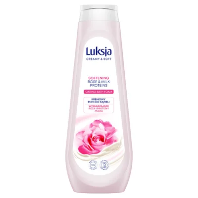 Gel spuma de baie CREAMY & SOFT Softening, Luksja | 900 ml