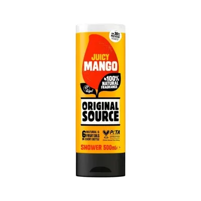 Gel de dus ORIGINAL SOURCE Juicy Mango, Luksja | 500 ml