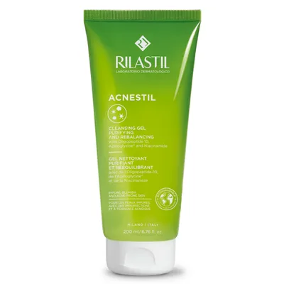 Rilastil Acnestil Gel curatare ten tendinta acneica, Istituto Ganassini | 200 ml