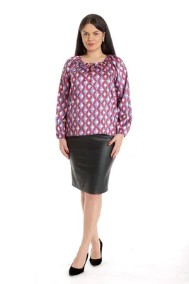 Bluza ie dama DP23BL42 rosu/albastru stilizat, Dress to Impress | marimea 40/42