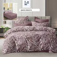 Lenjerie de pat ECONOMY maron crengute 230x250 cm, Ralex | 1 buc