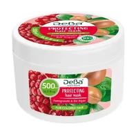 Masca de par pentru par vopsit DEBA Natural Beauty, Rubella | 500 ml