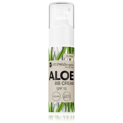 BB Cream hipoalergenic cu Aloe Vera SPF15 01 Cream, Bell | 20 g