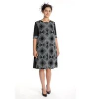 Rochie CT24081 (cu sclipici) SIZE negru/argintiu, Cesy | marimea XXL