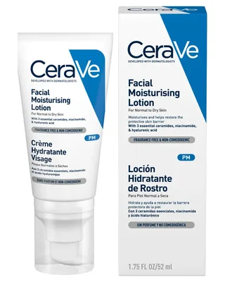 Crema hidratanta de fata pentru ten normal-uscat, 52 ml, CeraVe