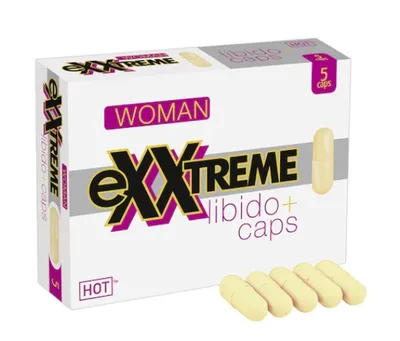 HOT eXXtreme Libido - capsule afrodisiace pentru femei - 5 cps HEL5L