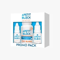 Pachet Apetit Block Sinetrol 30 capsule + 2 flacoane x 15 ml - pentru pierderea in greutate PAA3L