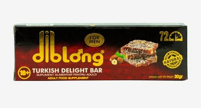 Diblong Turkish Delight Bar - baton afrodisiac pentru barbati - 30g