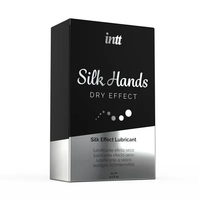 Lubrifiant siliconic, Intt, Silk Hands, alb, 15 ml