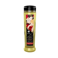 Ulei masaj erotic, Shunga, Strawberry Sparkling Wine, 240 ml
