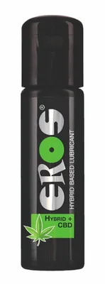 Lubrifiant Eros, Hybrid, 100 ml, cu CBD, pe bază de apă și silicon
