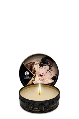 Lumânare masaj, Shunga, Excitation, ciocolată, 30ml