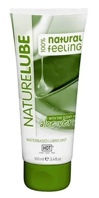 Lubrifiant pe bază de apă, Hot, Nature Lube, aloe vera, 30 ml