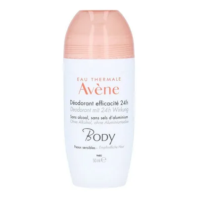 Deodorant Roll-On, Avene, 24h, 30 ml