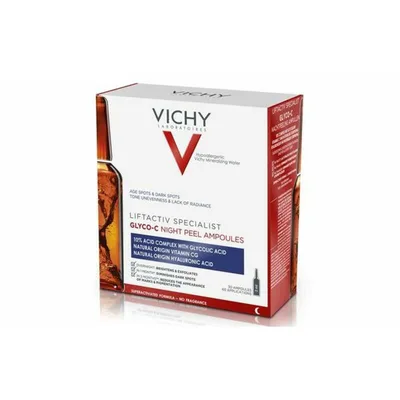 Tratament antirid Vichy, Liftactiv Specialist, Peeling ampule Glyco-C, 2 ml x 30