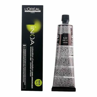 Vopsea păr, L'Oréal, Inoa, fără amoniac, 6,32, 60 g