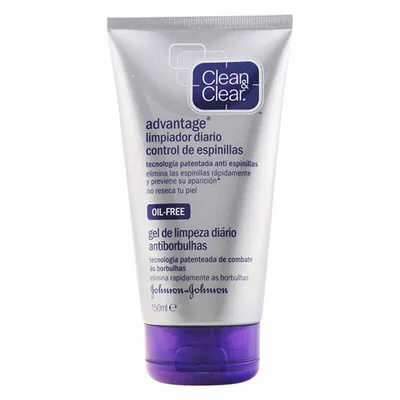 Gel de curățare facială Clean & Clear Advantage, 150 ml, transparent