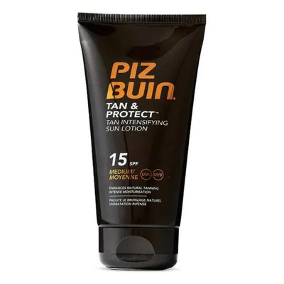 Loțiune bronzare, Piz Buin, Tan & Protect, SPF 15, 150 ml
