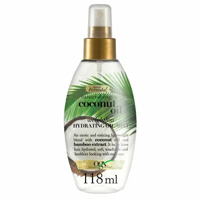 Spray păr, OGX, Coconut Oil, hidratant, 118 ml