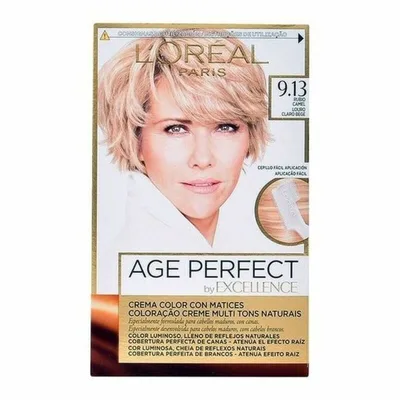 Vopsea de păr permanentă, L'Oréal Paris, Excellence Age Perfect, blond foarte deschis