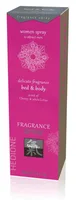 Spray Bed &amp; Body, Shiatsu, 100 ml, cireșe și lotus alb