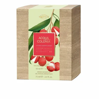 Set de parfumuri unisex, Acqua Colonia, 4711, mentă, litchi, 2 piese