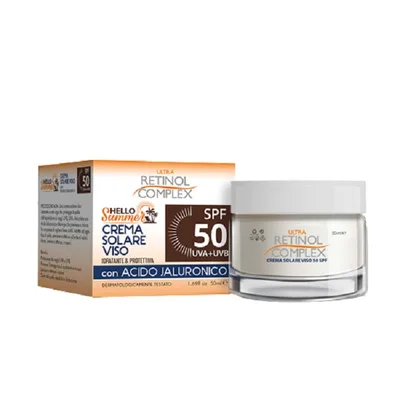 Crema de fata pentru protectie solara SPF 50, Ultra Retinol Complex, 50 ml