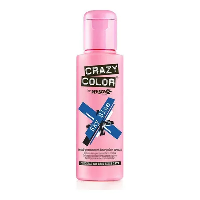 Vopsea semi-permanentă păr Crazy Color, Sky Blue, 100 ml