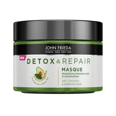 Masca păr, John Frieda, Detox & Repair, 250ml, pentru păr uscat