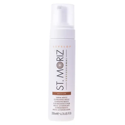 Spumă autobronzantă, St. Moriz, Medium, 200 ml, Textură spumă