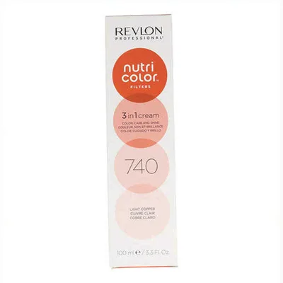 Vopsea de păr, Revlon, Nutri Color Filters 3 in 1, cupru deschis, 100 ml