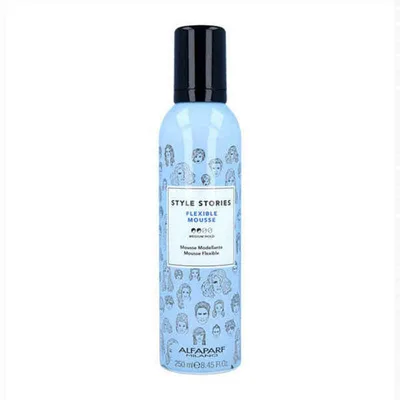 Spumă fixativă păr, Alfaparf Milano, Style Stories, fixare medie, 250 ml
