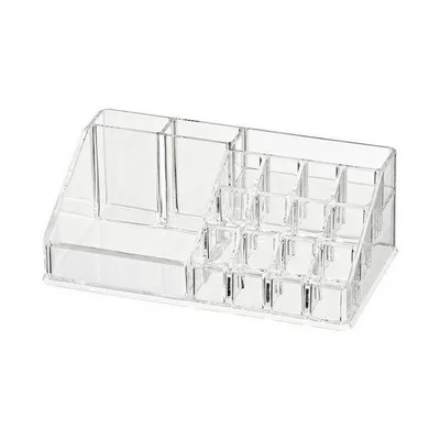 Organizator machiaj, Confortime, 22,3 x 12,7 x 8 cm, transparent